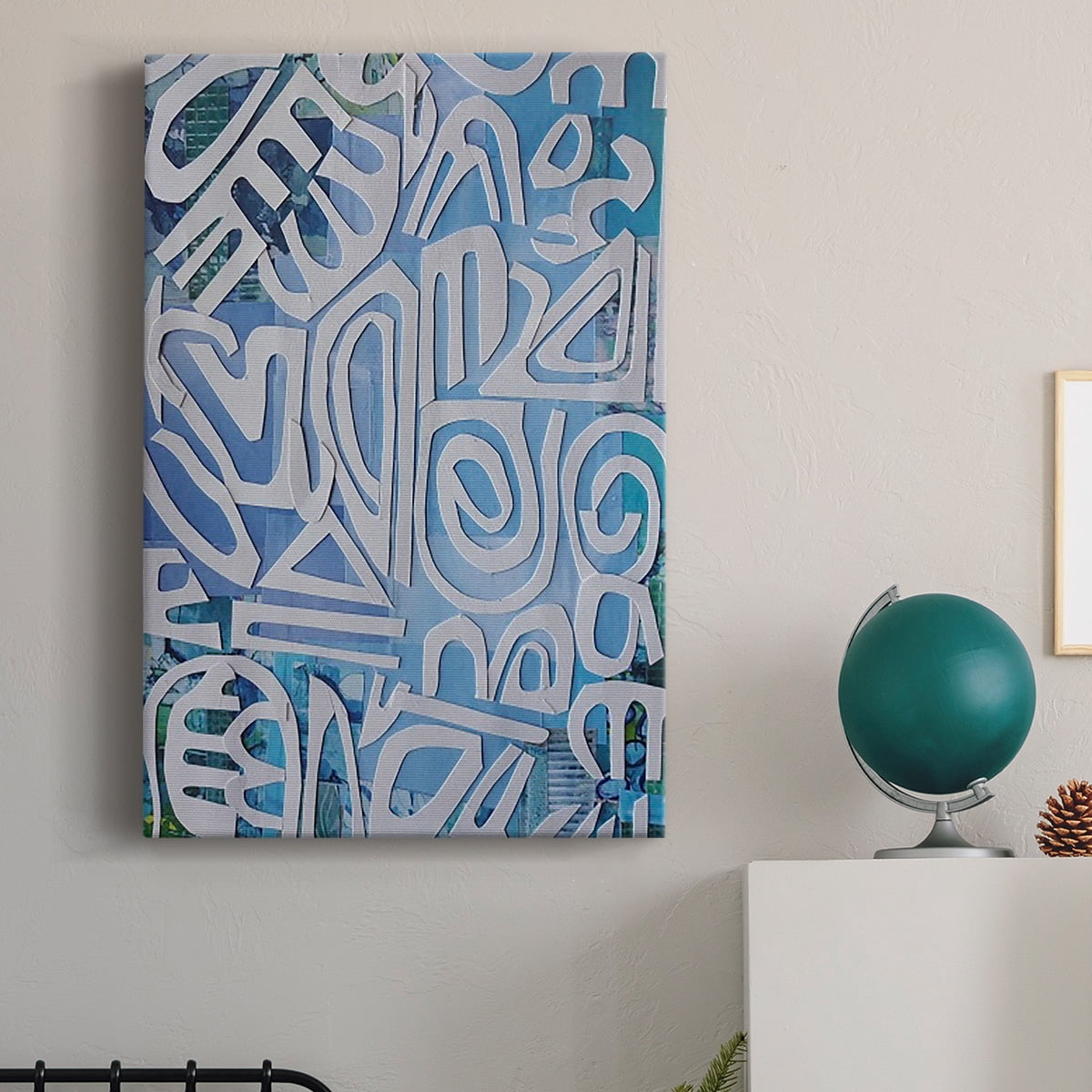 Santorini Premium Gallery Wrapped Canvas - Ready to Hang