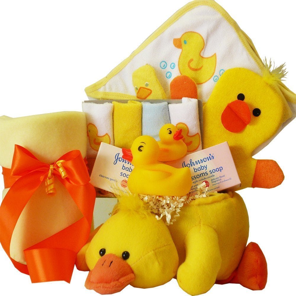 art of appreciation gift baskets bath time essentials rubber duck baby gift basket