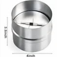 thumbnail image 2 of 2 Pack 4 Inch Backdraft Damper One Way Airflow Duct Insert Backflow Preventer Draft Blocker For Dryer Range Hood, 2 of 4