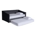 thumbnail image 3 of Cama Doble De Velvet Gris Oxford No Incluye Colchones Modelo Nigari, 3 of 8