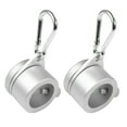 thumbnail image 4 of FRCOLOR Flag Pole Ring 2 PCS/Set 1 inch Rotating Flag Pole Clip Mounting Rings with Metal Clips,1.97"X1.57"X1.18", 4 of 5