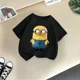 thumbnail image 3 of Ropa de verano para niños de Mi villano favorito, camiseta de algodón cómoda e informal para niños, camiseta de algodón para muñecas, Minions divertidos para niños y niñas, 3 of 5