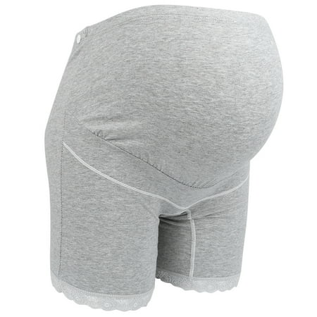 

Mgaxyff Pregnant Woman Panties High Waist Safety Pants Elastic Adjustable Shorts Soft Cotton Maternity Pregnancy Underwear (3 Colors)