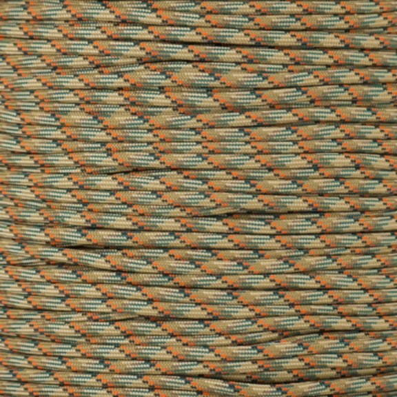 Paracord Planet 10', 25', 50', 100' Hanks & 250', 1000' Spools of Parachute 550 Cord Type III 7 Strand Paracord in Over 50 Neutral Color Dominant Color Patterns