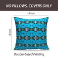thumbnail image 2 of LALILO Throw Pillow Covers Ethnic With And Navy Blue Black White Cushion Cover 18" x 18", 3725 Pack, 2 of 6