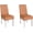 Beige, variant on Chair Covers for Dining Room, Velvet Stretch Chair Cover Removable Universal Dining Chair Protector Washable for Hotel Dining Room Kitchen-Black-Set of 2