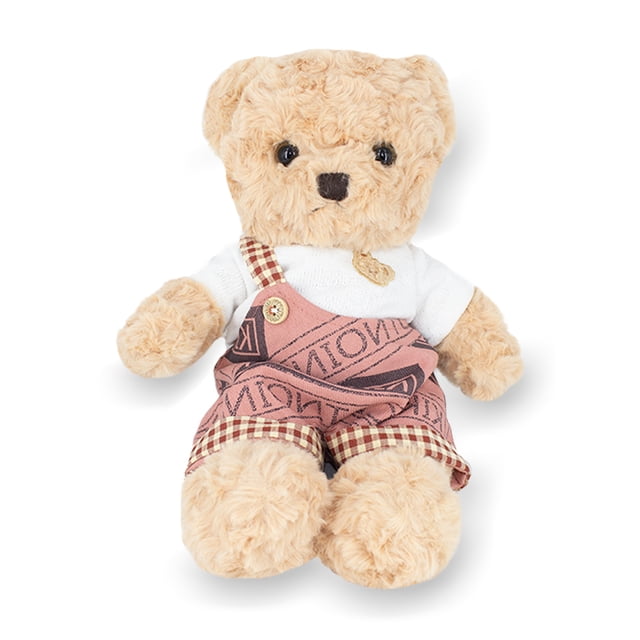 Oso De Peluche Super Suave Osito Polo Con Overol Y Playera