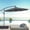 Anthracite, variant on ACEGOSES 9ft LED Outdoor Patio Umbrella w/ Tilt,Crank and 8 Ribs,Navy Blue