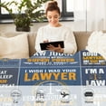 thumbnail image 3 of Lawyer Gifts for Men Women, Attorney Gifts, Law School Gifts Blanket, Scales of Justice Blue Lawyer Blankets, Law School Graduation Gifts, Birthday Gifts for Lawyers, 60"x50", 3 of 6