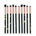 thumbnail image 3 of Xihbxyly Juego de 10 Brochas de Maquillaje Profesionales, Cerdas Suaves de Fibra Sintética, Versátiles para Ojos, Labios y Rostro, Ideal para Maquillaje Diario, Ideal para Todo Tipo de Piel., 3 of 5