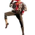 thumbnail image 2 of hirigin Women’s Button Down Cardigan, Long Sleeve V Neck Leopard Print Oversized Sweater, 2 of 4