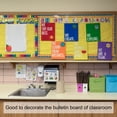 thumbnail image 5 of Uxcell 2.3" x 16.4ft Bulletin Board Border Scalloped Trim Strips Wall Decor for Classroom Poster Boards Purple, 5 of 6
