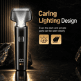 thumbnail image 6 of Upgraded Beard Trimmer for Men, All in One Electric Shaver Hair Clipper with Adjustable Long Handle - Multifunctional Body Grooming Kit for Back Face Body Nose, 6 of 9