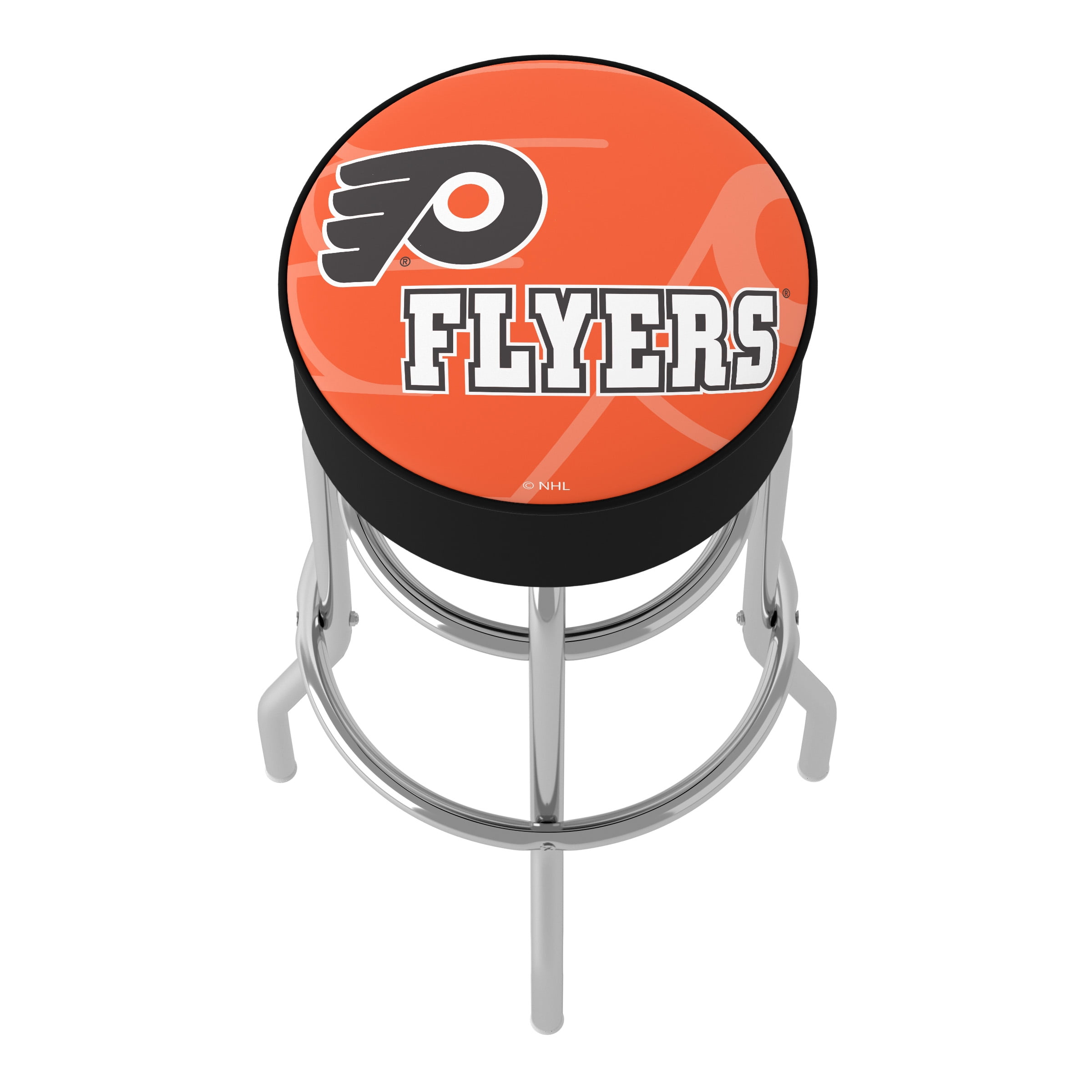Trademark Gameroom Philadelphia Flyers Watermark Bar Stool with Padded Seat