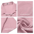 thumbnail image 5 of COOFANDY Men's Short Sleeve Button Down Shirt Casual Beach Summer Outfit, 5 of 6
