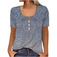 thumbnail image 1 of Birdeem Mode Femmes Été Manches Évasées Trois Quarts Dentelle Florale Blouse de Bureau, 1 of 1