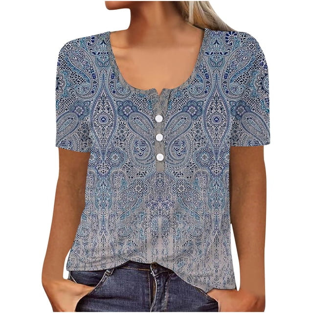 Birdeem Mode Femmes Été Manches Évasées Trois Quarts Dentelle Florale Blouse de Bureau
