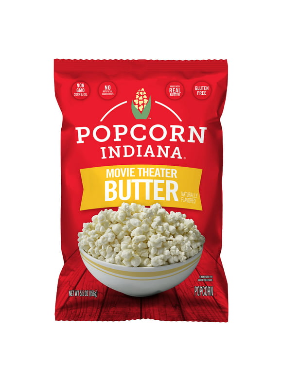 Popcorn, Indiana Movie Theater Butter Popcorn, 5.5 Oz