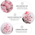 thumbnail image 3 of LIFKOME 1 Set Pink Small Prelit Tree for Christmas Decorations at Home, 3 of 8