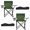 Green, variant on 2 Pack Lightweight Folding Camping Chairs, Outdoor Lawn Beach Chair with Cup Holder & Carry Bag for Travel, Fishing, Picnic, Backyard, Hiking