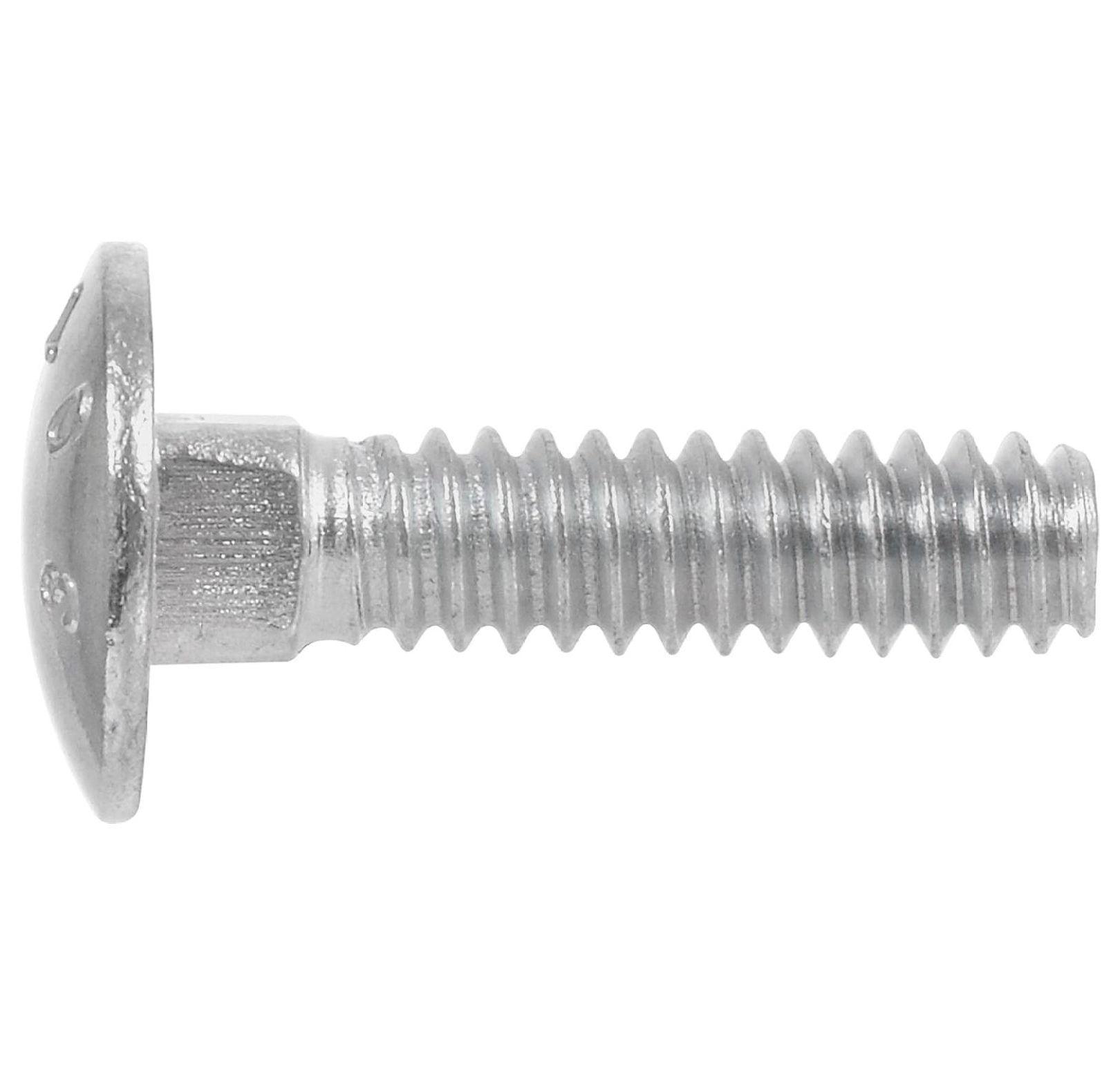 240180 Carriage Bolt, 3/8 x 4-Inch, Steel, Zinc-Plated, Silver, 50-Pack