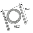 thumbnail image 2 of Adjustable Steel Ball Bearings Jump Rope Cardio Fitness Speed Rope for fit Anti-Slip Handle Boxing Skipping Rope MMA Aluminum Bearing Jump Rope with Smooth Rotation, 2 of 5