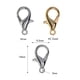 thumbnail image 3 of 100 piezas de corchetes de langosta de metal chapado en material de oro y material de plata ganchos de bricolaje para, 3 of 9