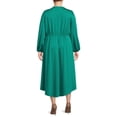 thumbnail image 3 of Heather B Women's Plus Size Ruffle Dress, 3 of 5