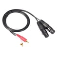 thumbnail image 1 of Cable de audio RCA macho a XLR hembra de alta calidad para equipos de grabación profesionales 4 piezas, 1 of 8