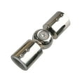 thumbnail image 2 of GROWTH TANK Rod Corner Connector Heavy Duty for Bay Window Curtain Rods Adjustable Angle 19mm polished, 2 of 9