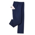 thumbnail image 6 of Woman Within Plus Size Petite Stretch-Cotton Knit Pull-On Pocket Capri Leggings, 6 of 6