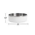 thumbnail image 5 of One Paw , Petit Bol pour Chien en Acier Inoxydable Double, 1.3L (44 oz), 5 of 5