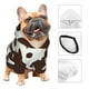 thumbnail image 3 of Fotbe Brown Cow Sudadera con Estampado para Perros Pequeños – Suéter con Capucha para Mascotas, Tela Suave de Forro Polar con Bolsillo-Small, 3 of 7