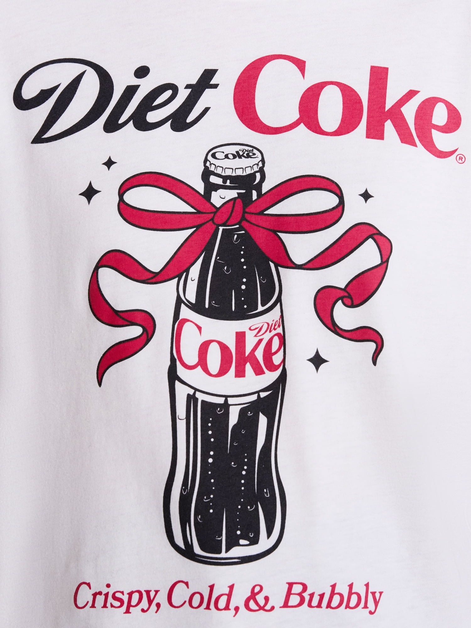 Diet Coke Women's Graphic Tee with Short Sleeves, Sizes XXS-XXL