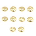 thumbnail image 1 of Metal Flat Beads Irregular Spacer Beads Bracelets Separator Beads for Jewelry Making DIYs Accessory Handmade Crafts Silver L, 1 of 4