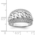 thumbnail image 3 of Sterling Silver Rhodium Plated CZ Ring QR6982, 3 of 6