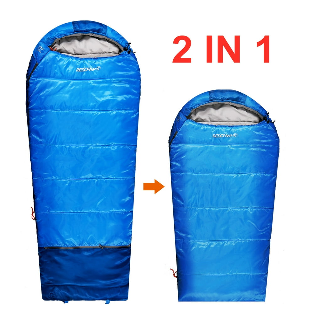 REDCAMP Kids Mummy Sleeping Bag for Camping Zipped Small, 30 Degree All