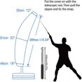 thumbnail image 3 of Protective cover for 2-4m cantilever parasol, dimensions 265 x 40 x 50cm/70cm, waterproof, dustproof, etc., 3 of 5