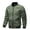 Dark Green, variant on Mens Winter Jacket Spring Autumn Youth Zipper Pocket Jacket Mens Jackets Beige M