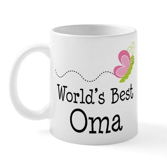 CafePress - World's Best Oma Mug - 11 oz Ceramic Mug - Novelty Coffee Tea Cup