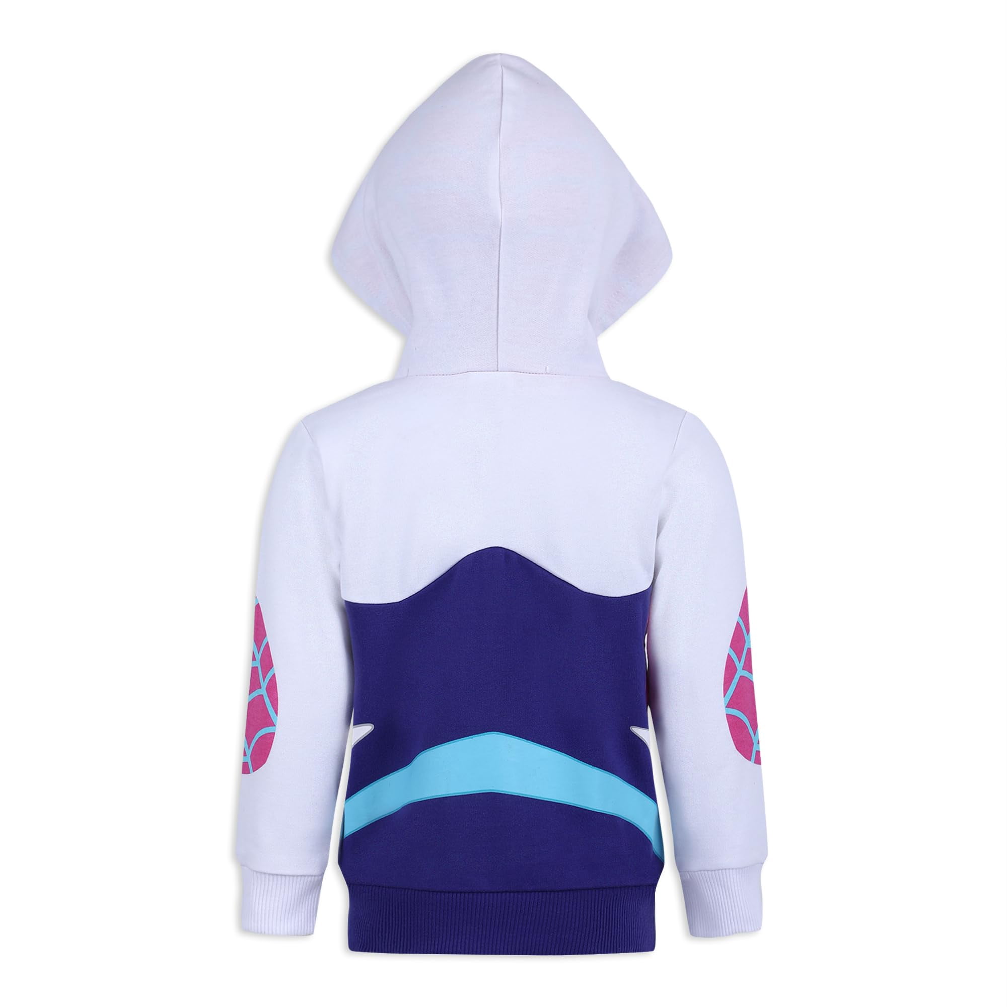 Marvel Spider-Gwen Ghost Spider Zip Up Hooded Sweatshirt and Pants Set (Girls), 2 Piece Set, Sizes 2T-7
