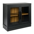 thumbnail image 2 of Open Box Better Homes & Gardens Ezra Accent Cabinet, Rich Black Finish, 2 of 8
