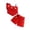 1-Red222, variant on Tiijoy Baby Girls Summer Outfits Solid Color Flower Camisole Top Shorts Set, Sizes 6M-3T