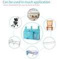 thumbnail image 4 of Bedside Storage Caddy, Bunk Bed Organizer Bed Storage Pocket Bedside Organizer Hanging Bed Storage Caddy for College Dorm Room, Hospital Bed Rails, Baby Bed, Camp (Blue), 4 of 6