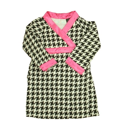 

Pre-owned Hula Mula Girls Black | White Pink Dress size: 4T