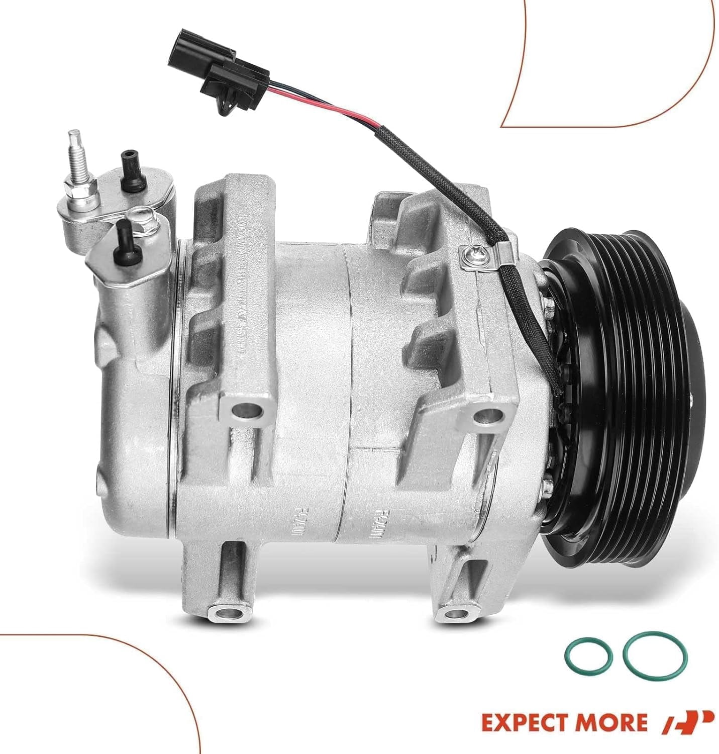A-Premium AC Compressor with Clutch Compatible with Nissan Rogue 2008 2009 2010 2011 2012 2013 2014 L4 2.5L