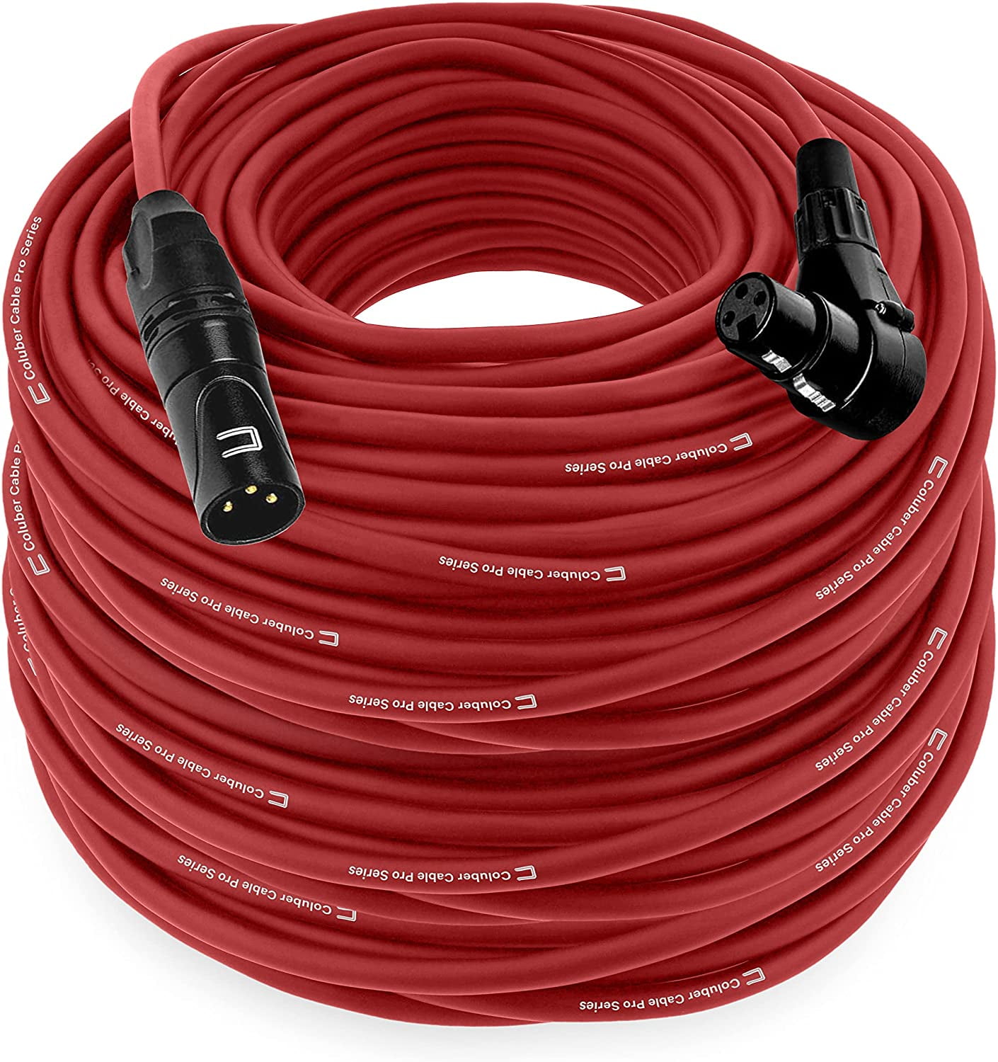 Coluber Cable Balanced XLR Cable Male to Right Angle Female Audio