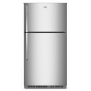 Whirlpool 33-inch Wide Top Freezer Refrigerator with Total Coverage Cooling, 21.3 Cu. Ft. Fingerprint Resistant Stainless Steel