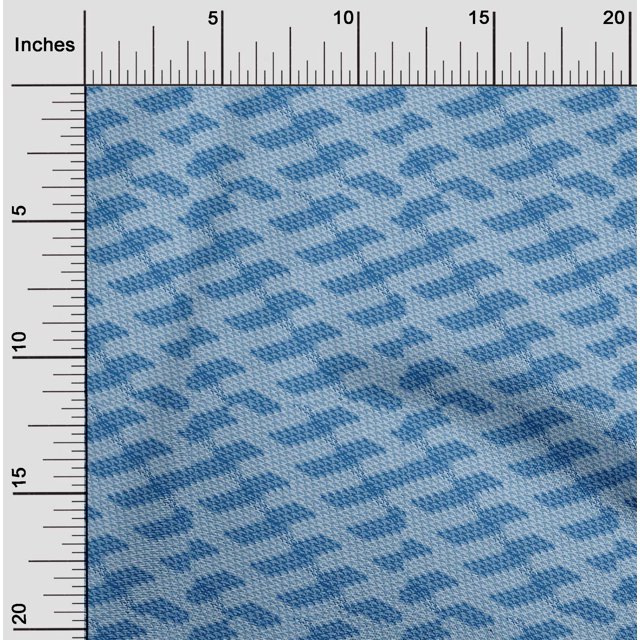 oneOone Velvet Light Grayish Blue Fabric Animal Skin Craft Projects Decor Fabric Printed By The Yard 58 Inch Wide-F32