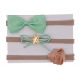 thumbnail image 2 of Rucky Summer On Clothes 3Pcs Kids Infant Baby Girls Bow Knot Hairband Hair Accessories Set Barrettes, 2 of 2